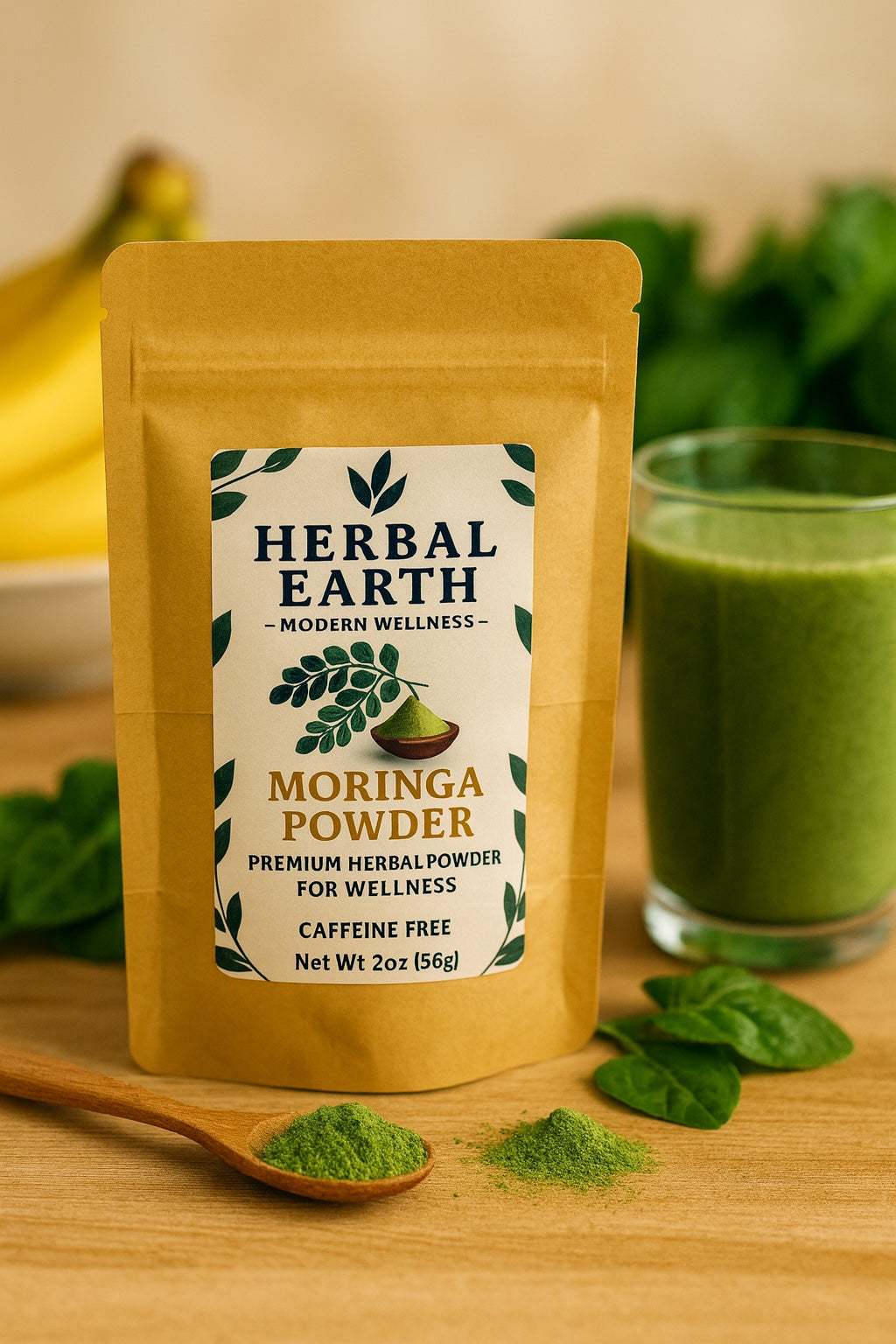 🌿✨ Moringa Leaf Powder — Traditional Detox in a Spoon 4 oz