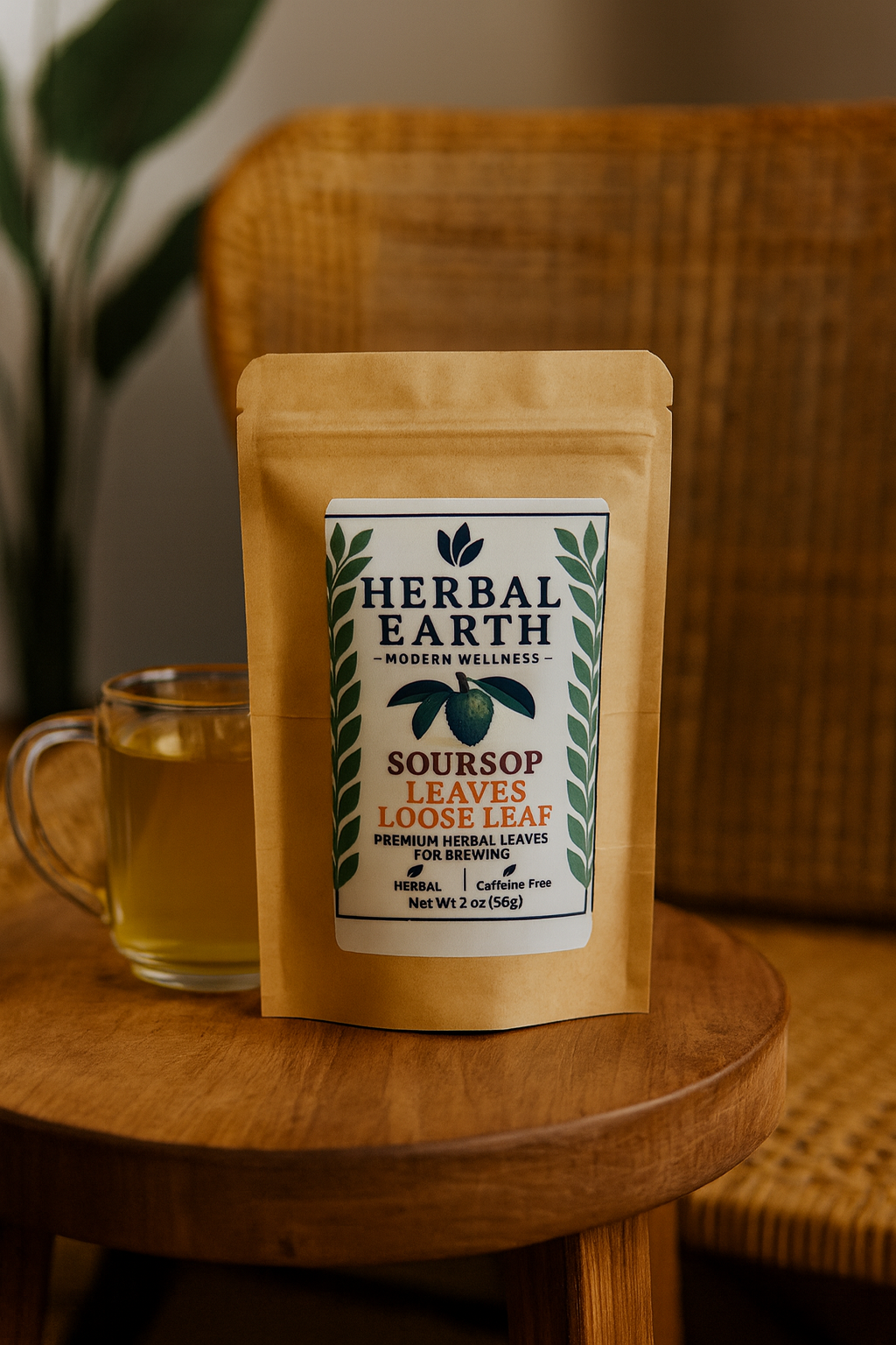 🌿✨ Soursop Leaf — Loose Leaf Herbal Tea for Calm, Clarity & Immune Support