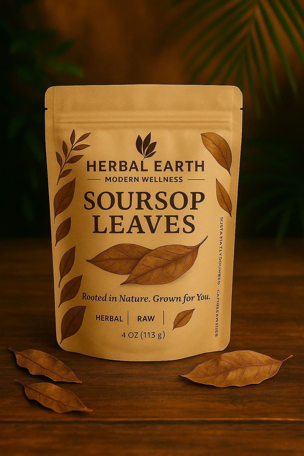 🌿✨ 100% Dried Soursop Leaves — Grown in Jamaica