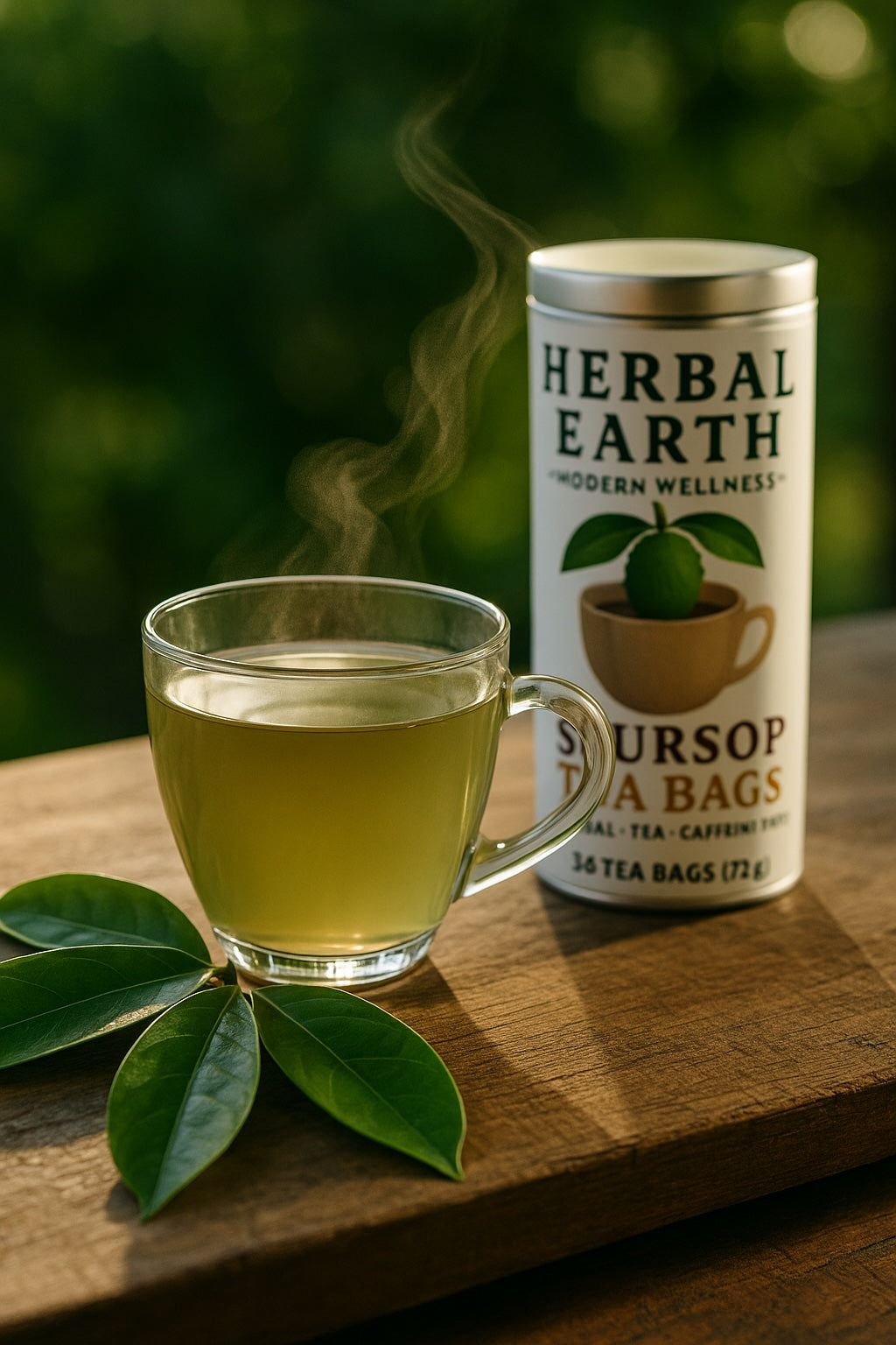 🫖 Herbal Earth – Soursop Tea Bags (24 Count)