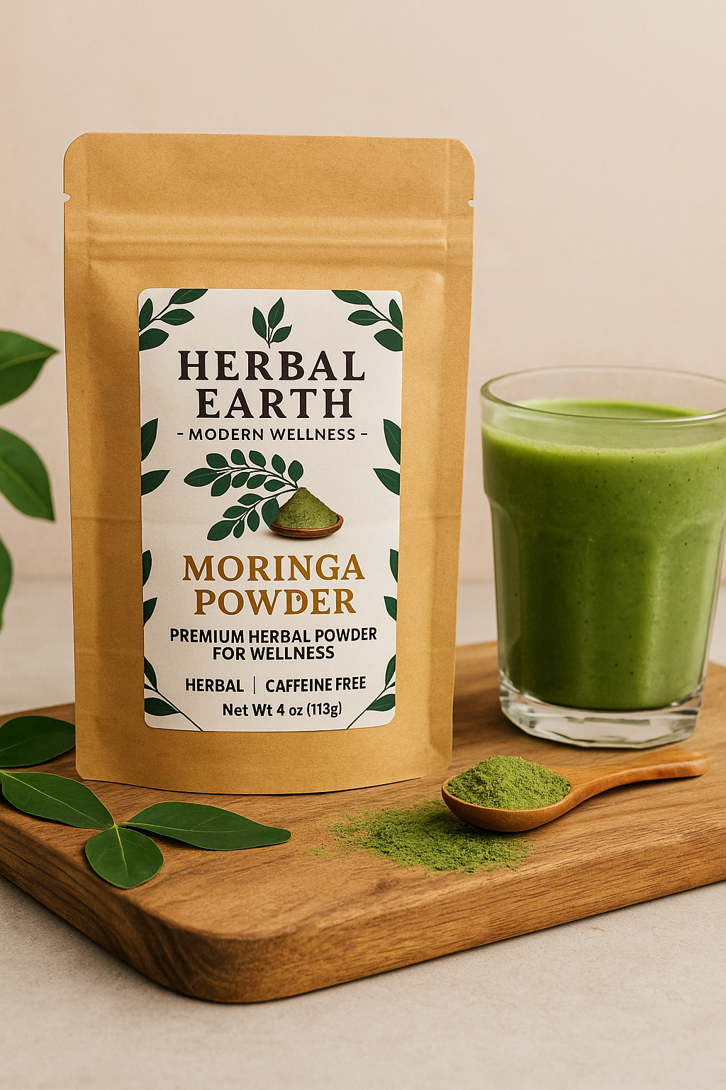 🌿✨ Moringa Leaf Powder — Traditional Detox in a Spoon 4 oz