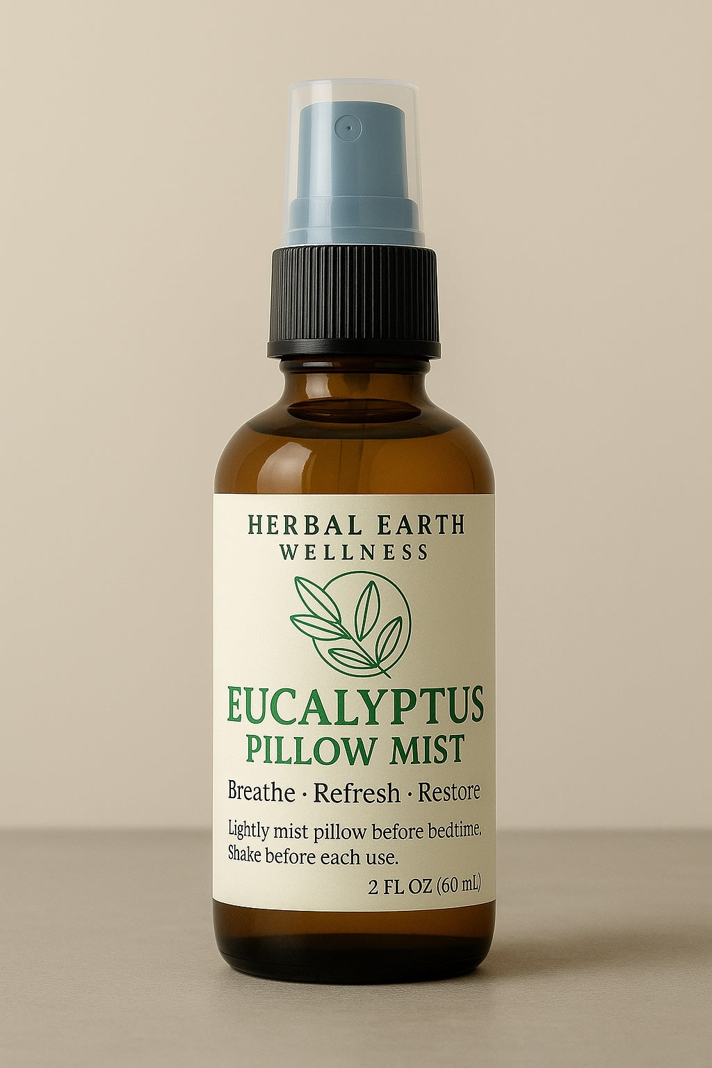 🌱 Eucalyptus Pillow Mist – Breathe · Refresh · Restore