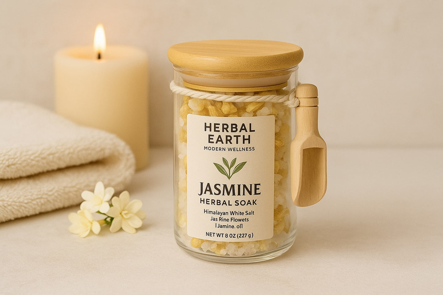 🌿 Jasmine Herbal Soak