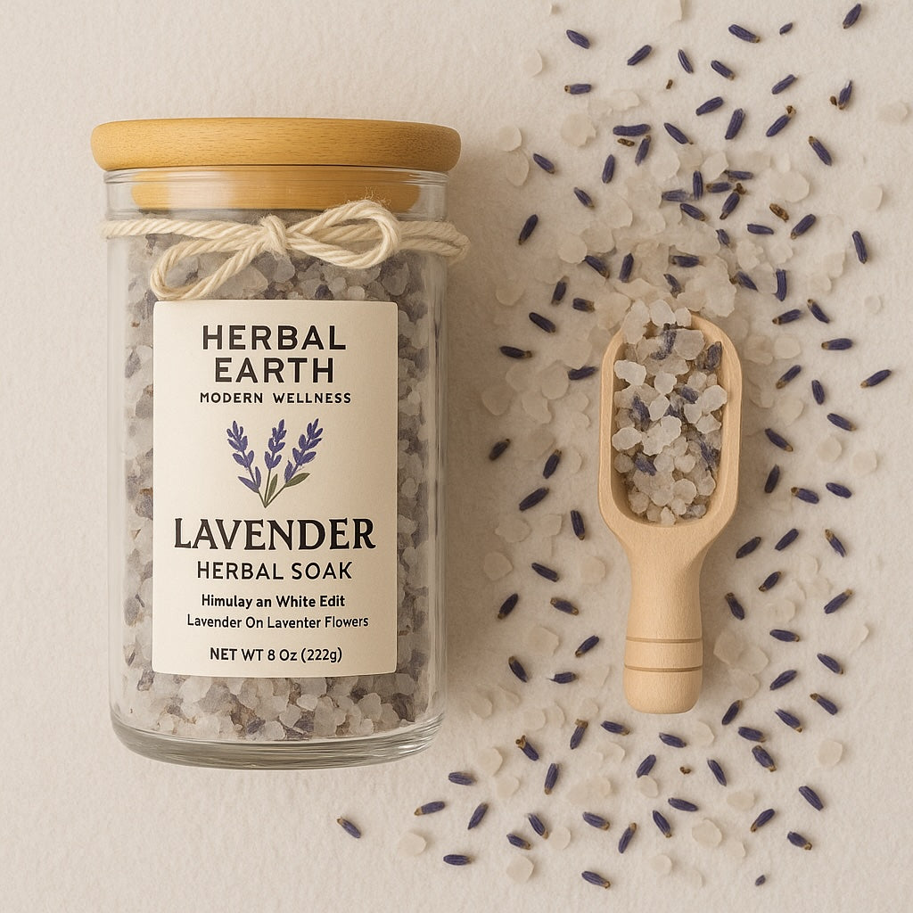 🌿 Lavender Herbal Soak
