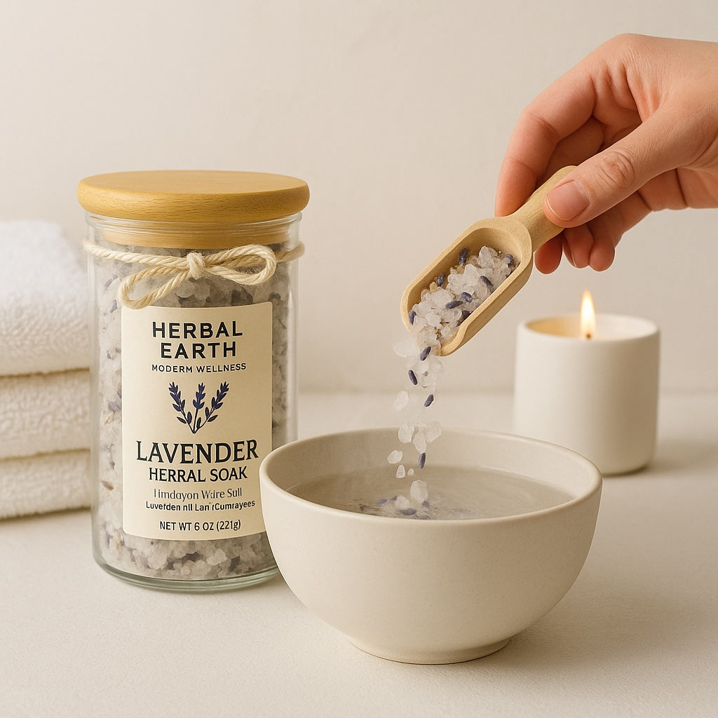 🌿 Lavender Herbal Soak