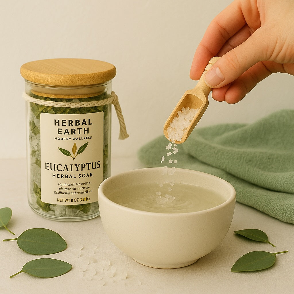 🌿 Eucalyptus Herbal Soak