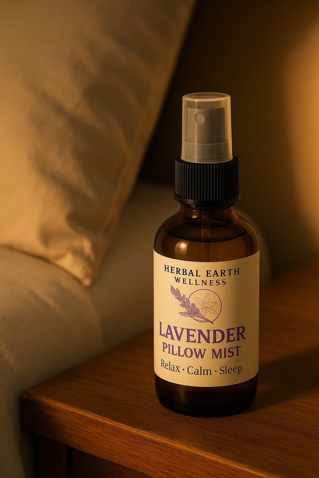 🌿 Lavender Pillow Mist – Relax · Calm · Sleep
