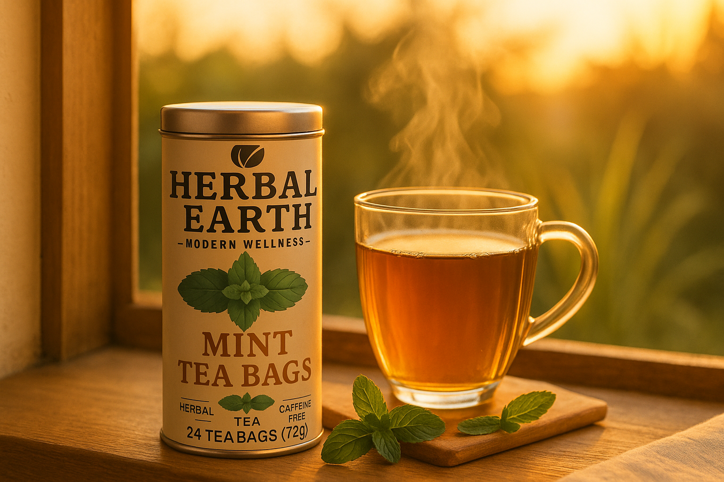 🌿✨ Mint Tea Bags —24 Herbal Bags for Refreshing Clarity