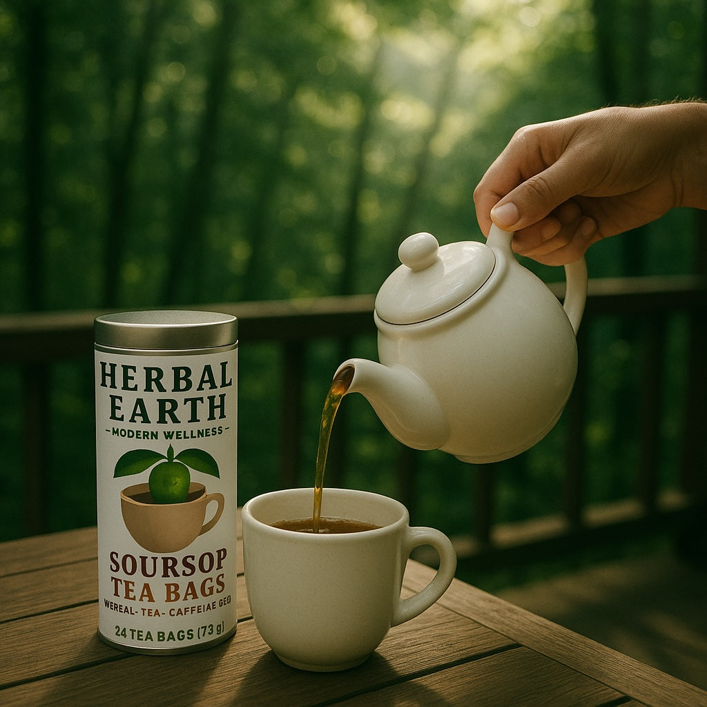 🫖 Herbal Earth – Soursop Tea Bags (24 Count)
