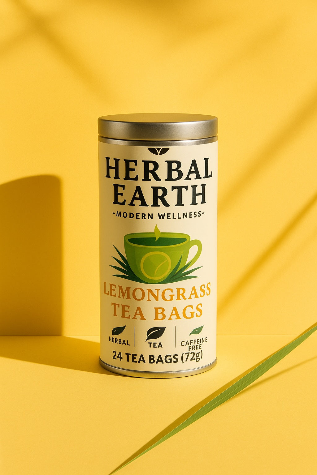 🌿✨ Lemongrass Herbal Tea — Refreshing Citrus Relief