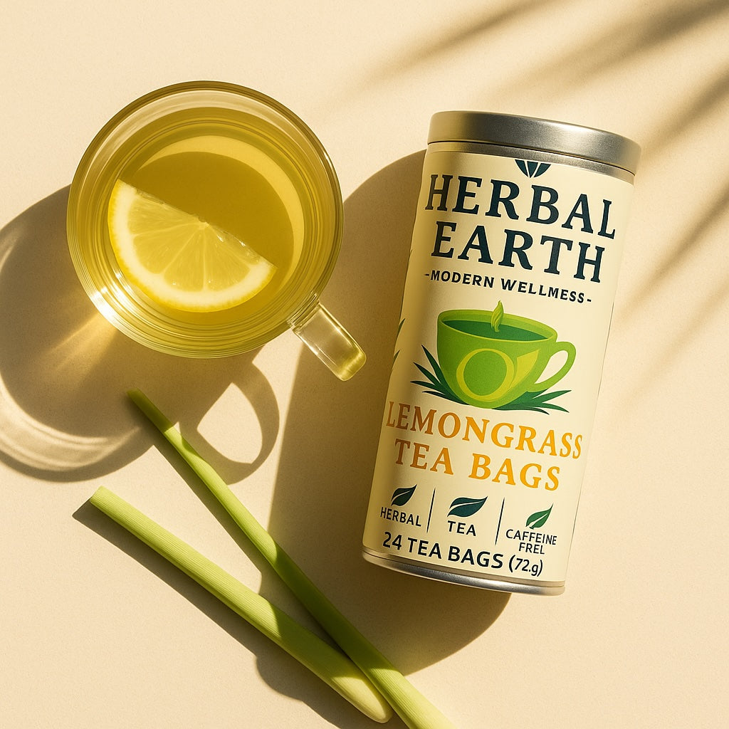 🌿✨ Lemongrass Herbal Tea — Refreshing Citrus Relief