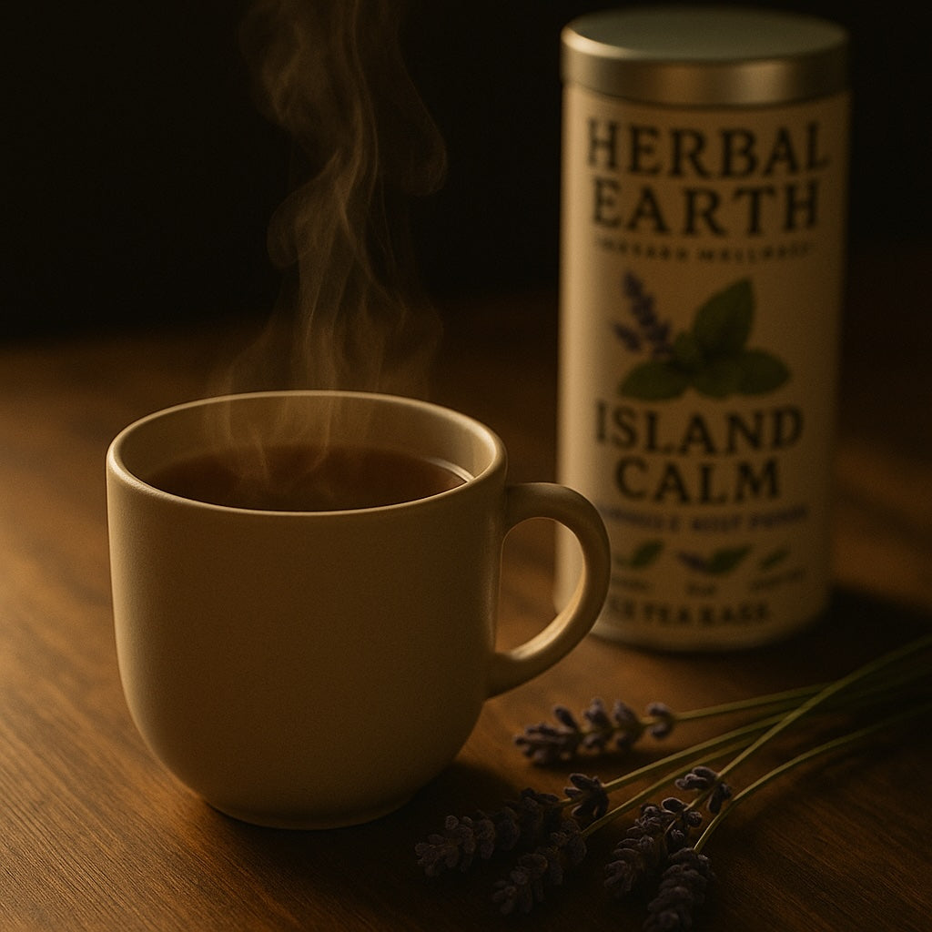 🌴 Island Calm – Lavender + Mint Fusion Tea
