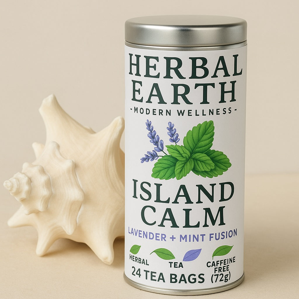 🌴 Island Calm – Lavender + Mint Fusion Tea