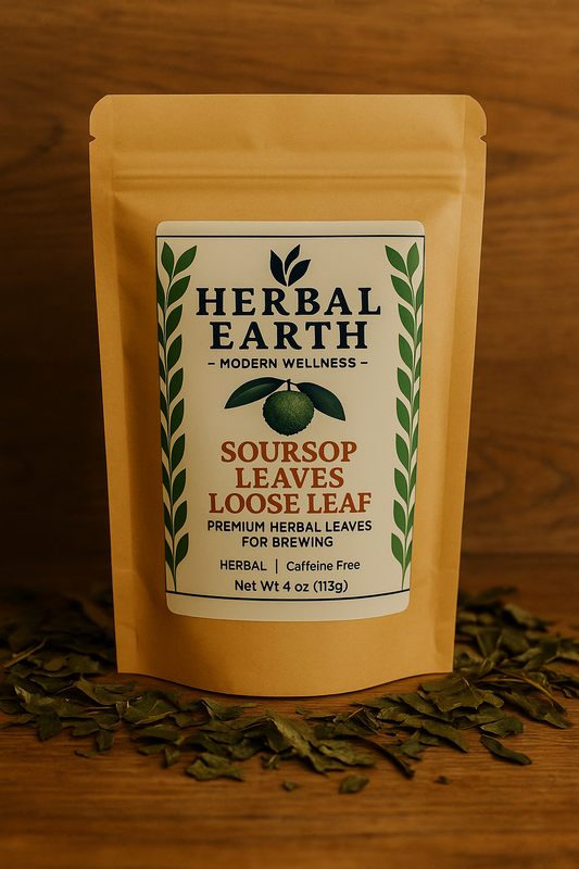 🌿✨ Soursop Leaf — Loose Leaf Herbal Tea for Calm, Clarity & Immune Support