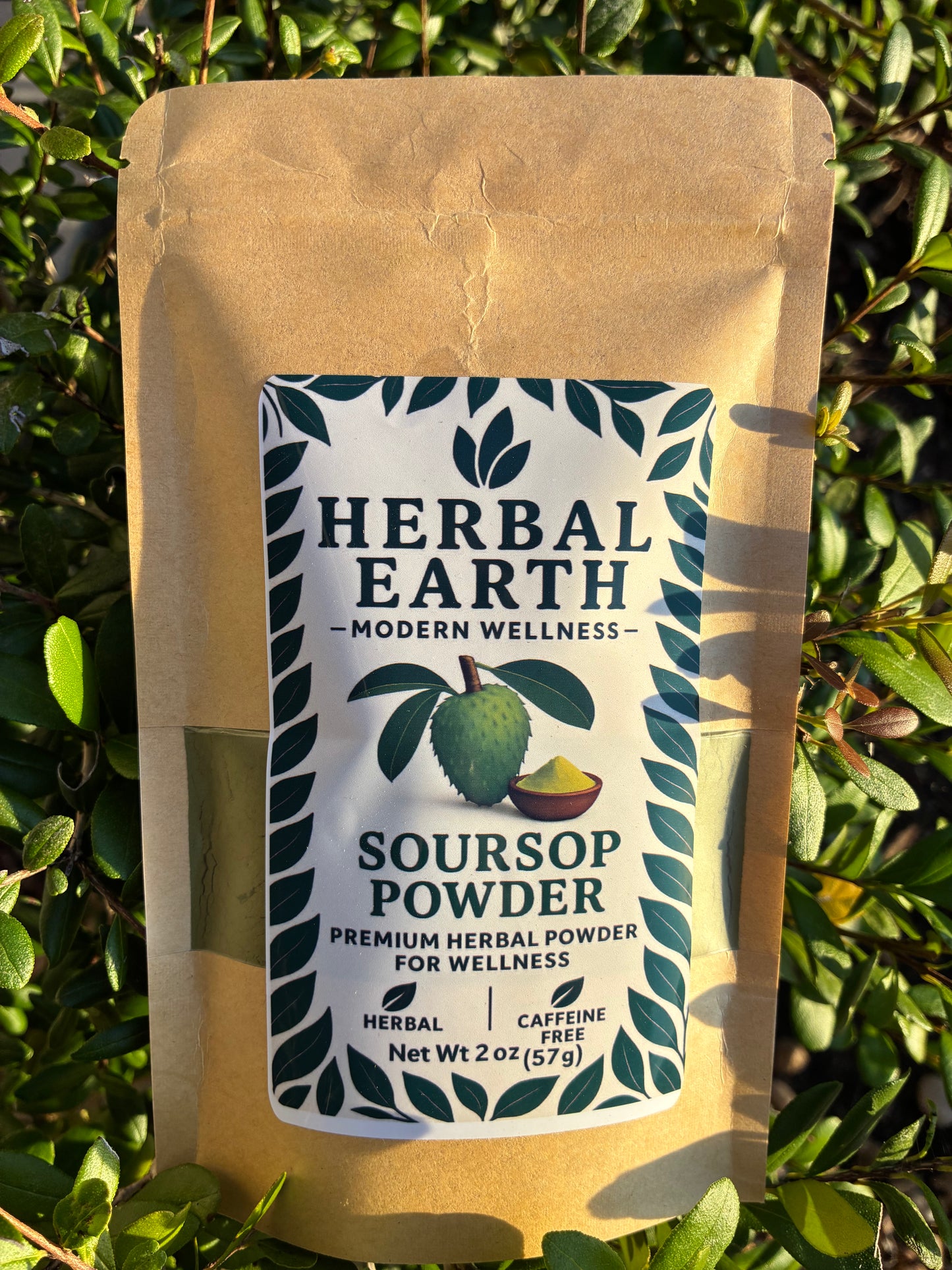 🌿✨ Soursop Leaf Powder — Potent Island Calm (2 oz & 3.5 oz)