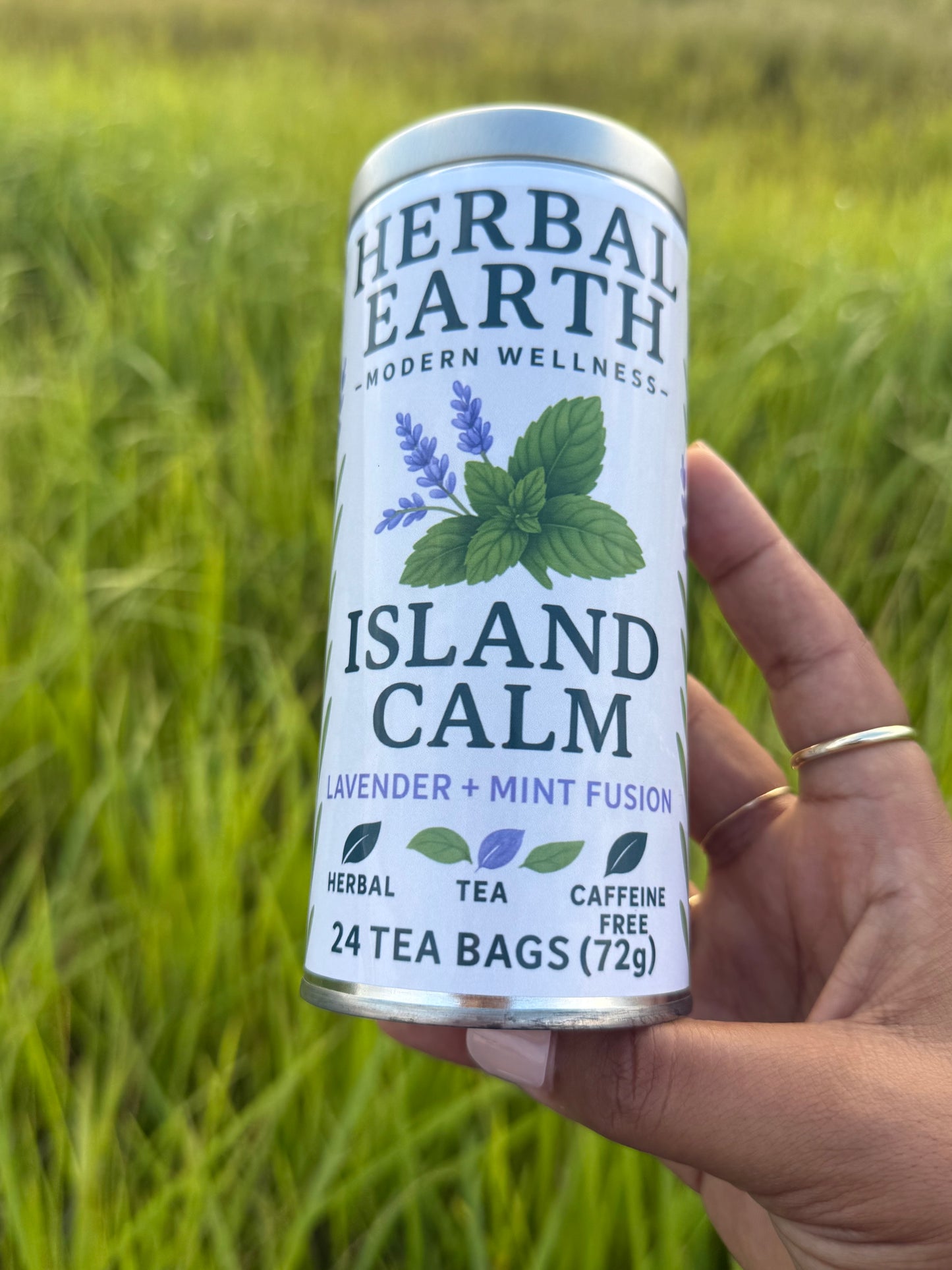 🌴 Island Calm – Lavender + Mint Fusion Tea