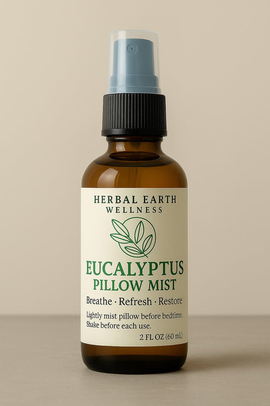 🌱 Eucalyptus Pillow Mist – Breathe · Refresh · Restore