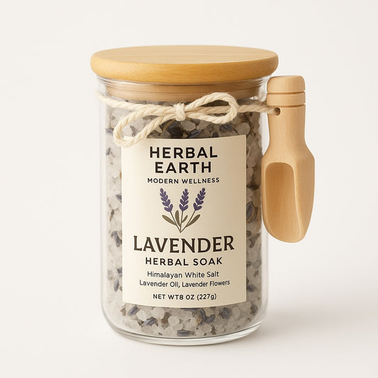 🌿 Lavender Herbal Soak
