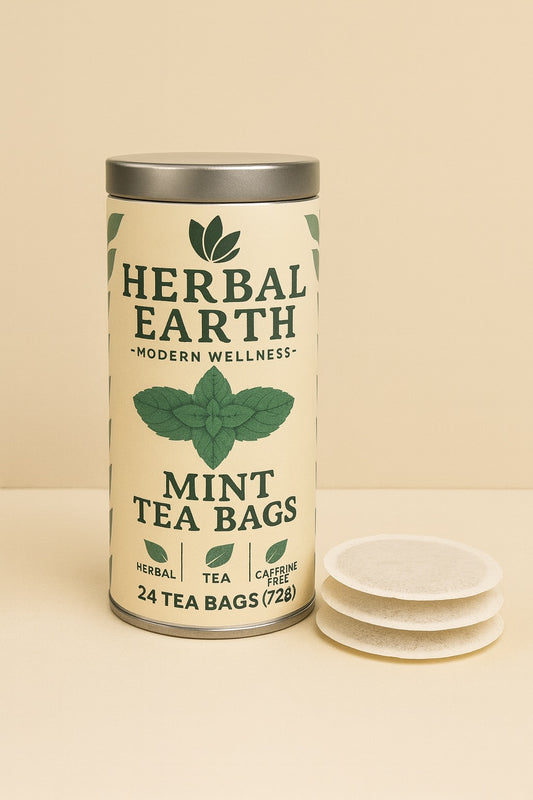 🌿✨ Mint Tea Bags —24 Herbal Bags for Refreshing Clarity