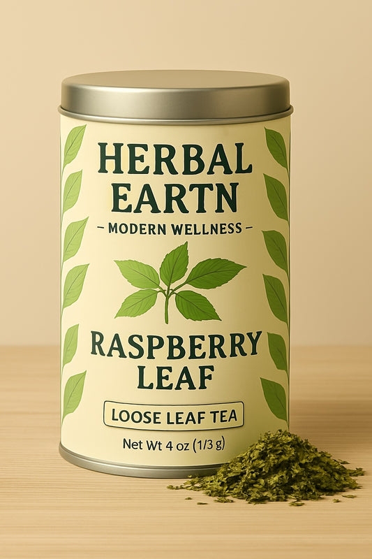 🌿✨ Raspberry Leaf — 4 oz Loose Leaf Tea for Feminine Balance & Gentle Support