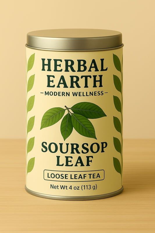🌿✨ Soursop Leaf — 4 oz Loose Leaf Tea for Calm, Clarity & Immune Support