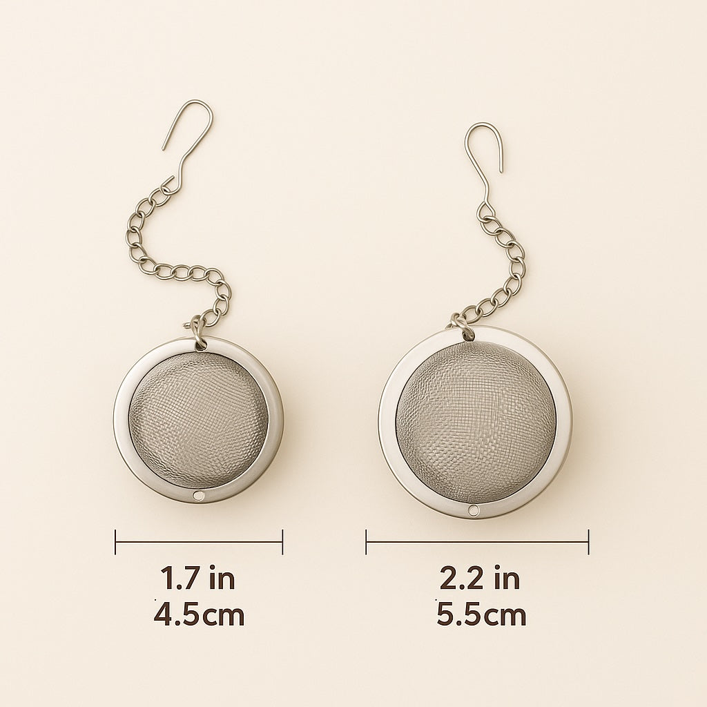 🌿 Herbal Earth Tea Infusers (Set of 2) — Sip With Intention
